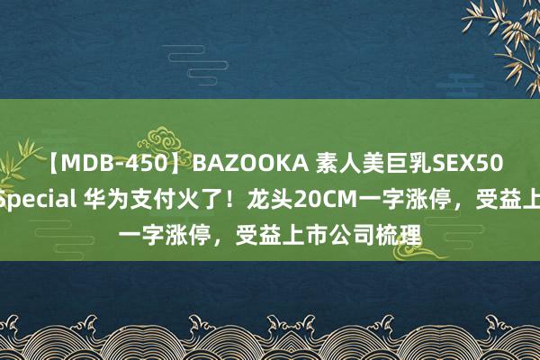 【MDB-450】BAZOOKA 素人美巨乳SEX50連発 8時間Special 华为支付火了！龙头20CM一字涨停，受益上市公司梳理